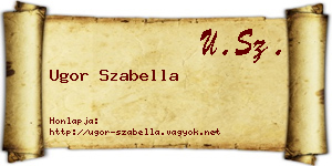Ugor Szabella névjegykártya